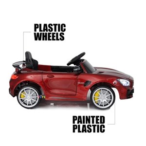 اسباب بازی ماشین شارژی بنز متالیک دو موتور AX2050_اسباب بازی ماشین شارژی